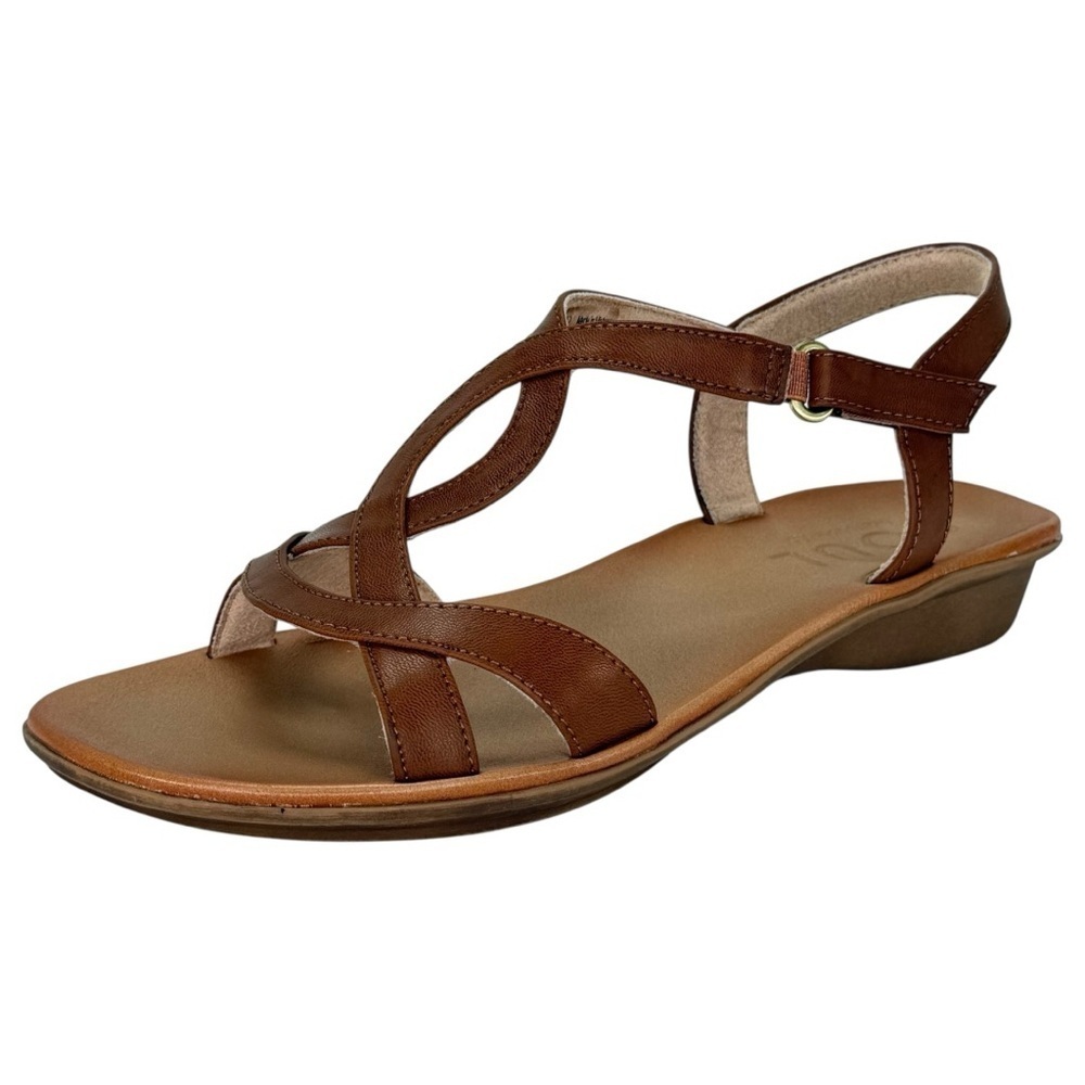 Soul Naturalizer Solo Tan Faux Leather Womens Sandals Size 11M - Picture 3 of 12